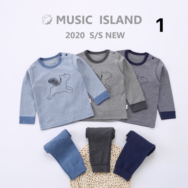 Bộ cài vai nỉ dầy Music Island