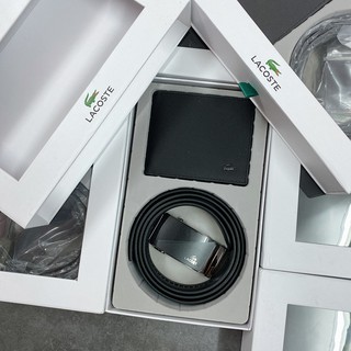 Set Lacoste ví nịt chéo giữa - S124