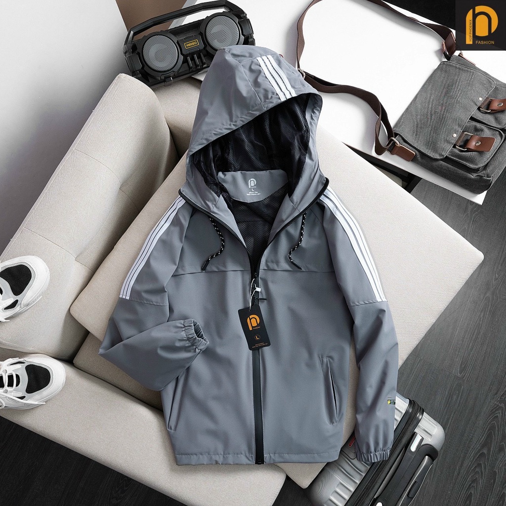 Áo Gió Thể thao 2 lớp kèm túi loại Siêu Đẹp, Siêu Bền - Chống Nước - Chống Nắng - G21