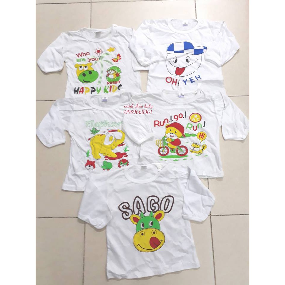 áo phông trắng cho bé