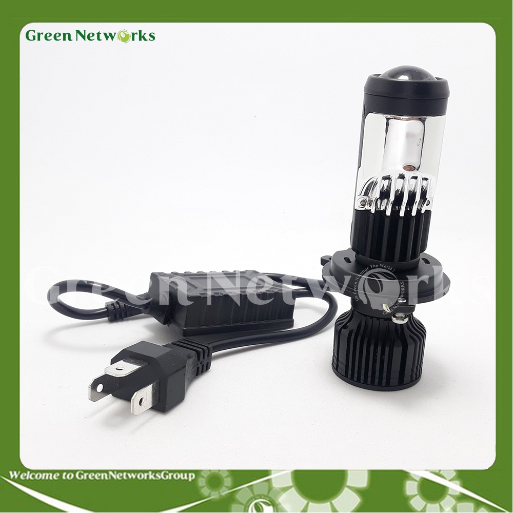 Đèn pha led L6k quạt bi cầu gắn xe máy GreenNetworks