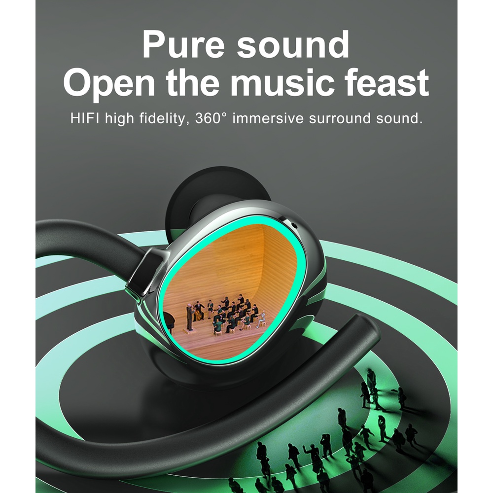 Tai Nghe Newmsnr Nhét Tai Bluetooth Không Dây Có Micro Chất Lượng Cao