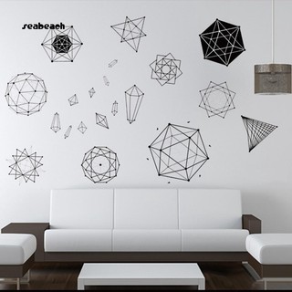 Sticker dán tường họa tiết hình học độc đáo