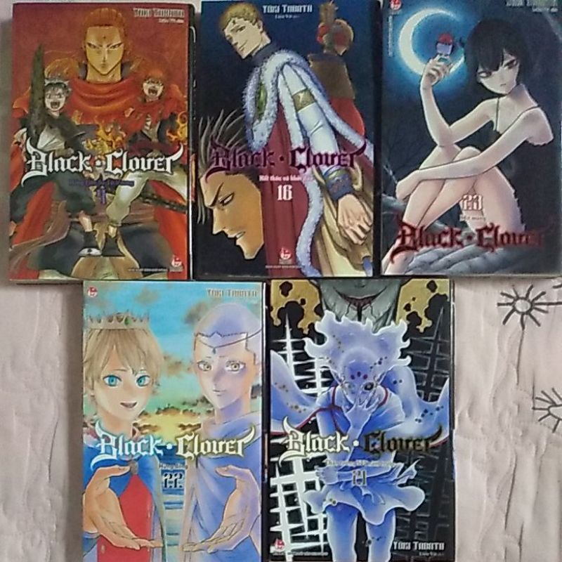 black clover lẻ tập 4,16,21,22,23,25