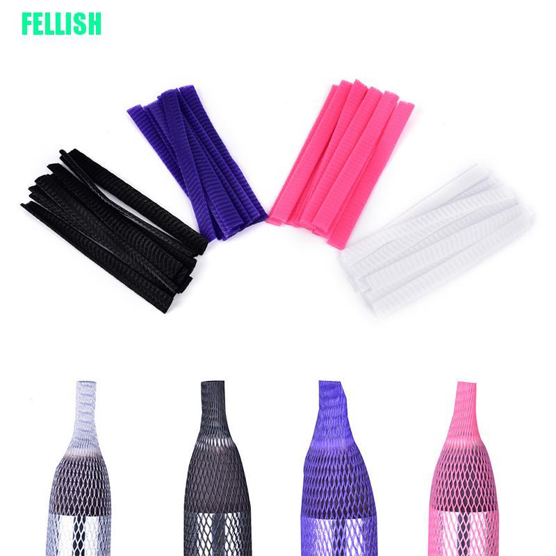 (Hàng Mới Về) Set 10 Lưới Bọc Bảo Vệ Cọ Trang Điểm Tiện Dụng