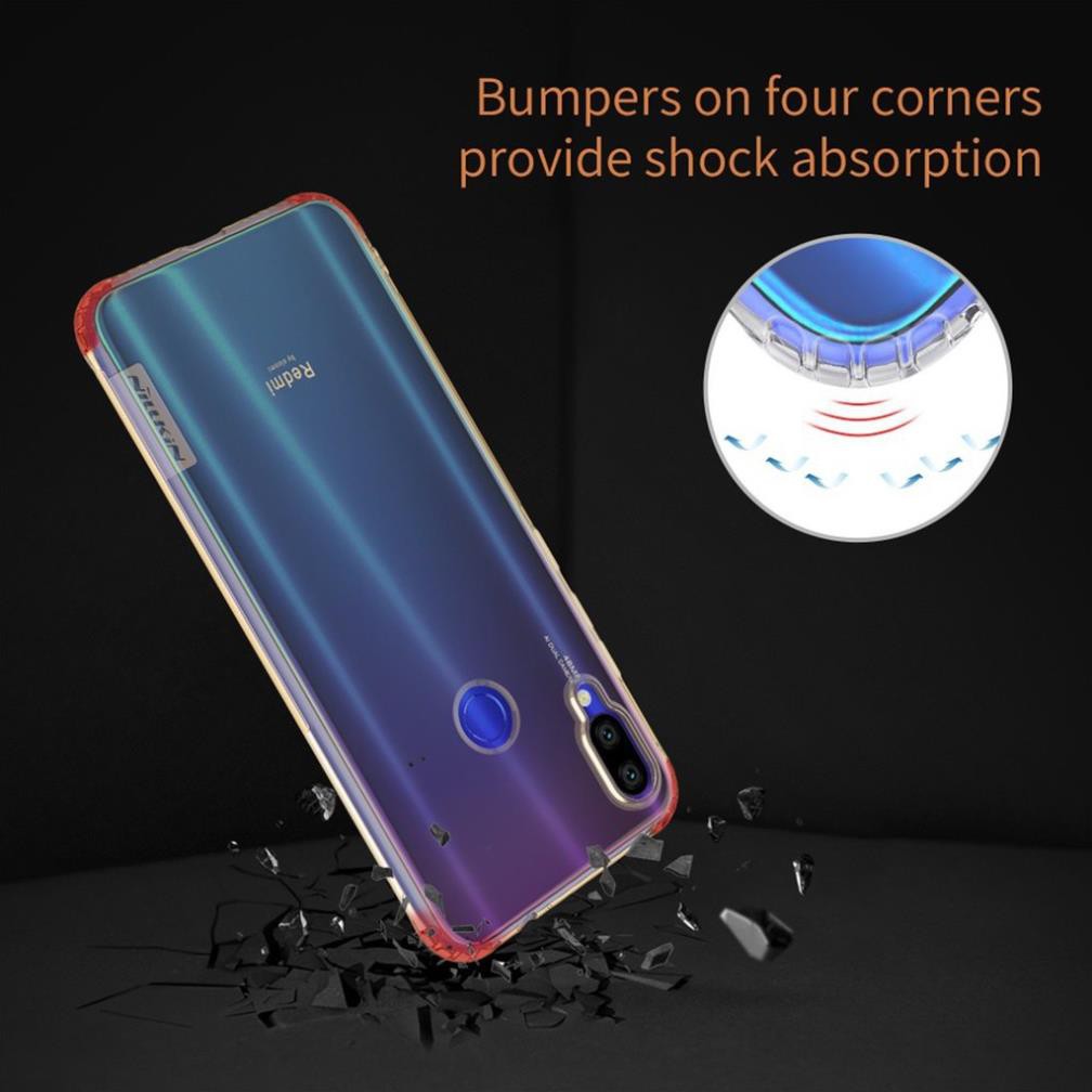 [BH 1 ĐỔI 1] Ốp lưng dẻo cho Xiaomi Redmi Note 7 hiệu Nillkin (mỏng 0.6mm, chống trầy xước) - Hàng chính hãng