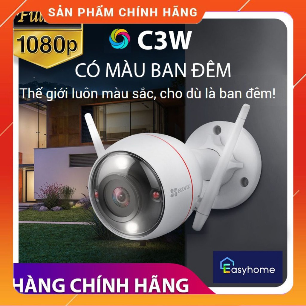 Camera IP Wifi 2MP EZVIZ C3W Full color (CS-CV310-A0-3C2WFRL)