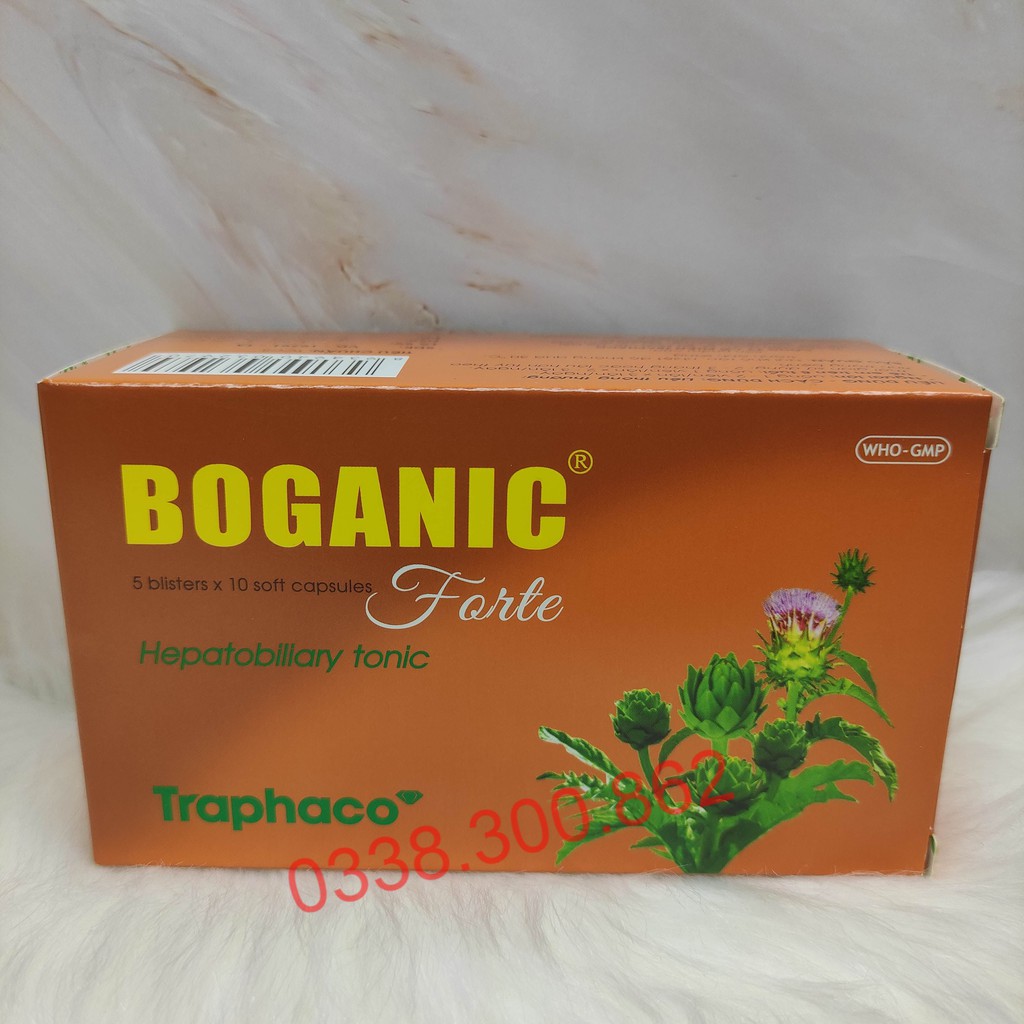 Boganic Forte Traphaco (5 vỉ x 10 viên)