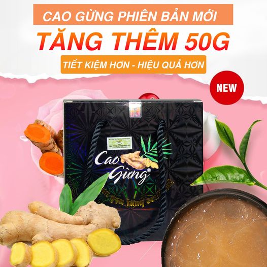 CAO GỪNG TAN MỠ THIÊN NHIÊN VIỆT 250GRAM