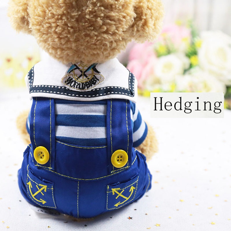 Trang Phục Bốn Chân Họa Tiết Caro Hoạt Hình Thời Trang Xuân Hè Cho Thú Cưng
