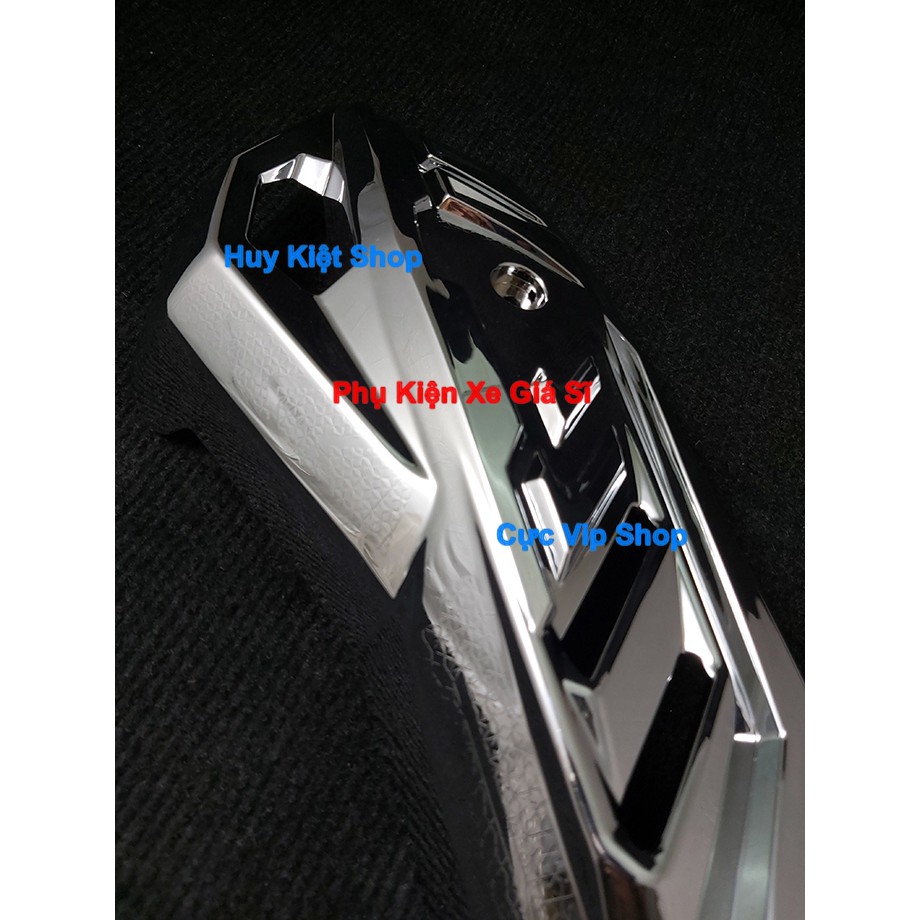 [Rẻ Vô Địch] Ốp Pô Xe AirBlade 2021 (2013 - 2021), Vario 2015 - 2017 Xi Mạ Crom 2469