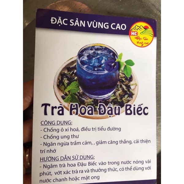 hoa đậu biếc (trà hoa đặc biệt )