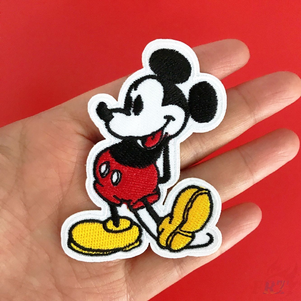 Miếng vá thêu họa tiết chuột Mickey Disney DIY 03