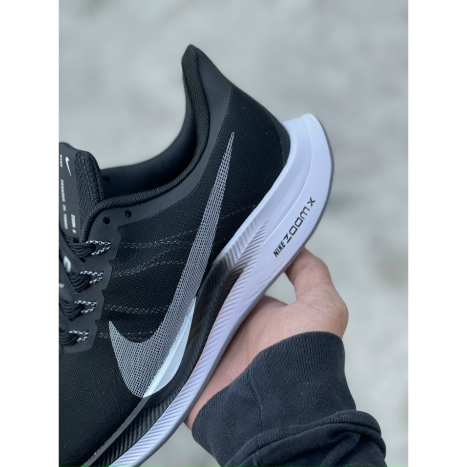 Giày thể thao sneaker Air Zoom chạy bộ,đi chơi đen trắng nam nữ