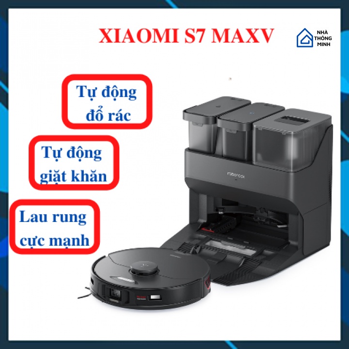 Robot Hút Bụi Lau Nhà Roborock S7 Maxv Ultra - Bản Quốc Tế , mới nhất 2022