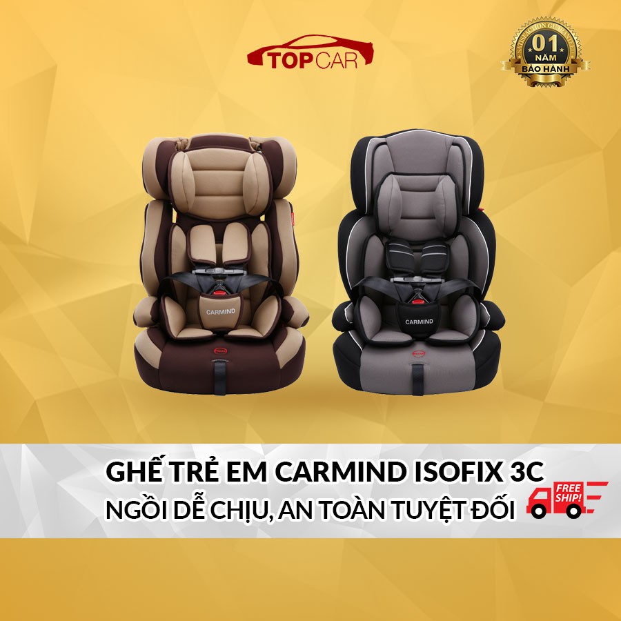 GHẾ NGỒI Ô TÔ TRẺ EM CARMIND ISOFIX 3C