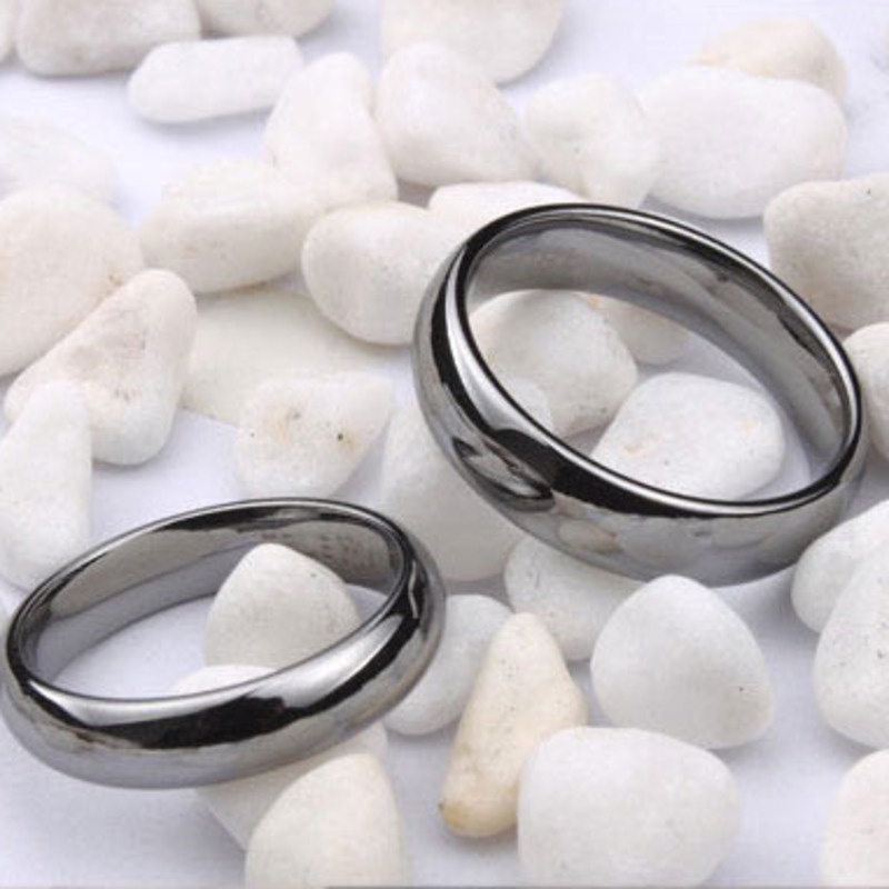 Nhẫn Cặp Bằng Thép Titan Phong Cách Hàn Quốc Đơn Giản 19A1369