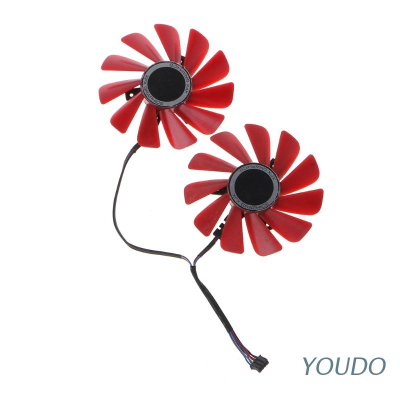 Set 2 quạt tản nhiệt 85MM FDC10U12S9-C VGA cho XFX RX 560D RX570 RX580 RS R9 285 39045A Fan | BigBuy360 - bigbuy360.vn