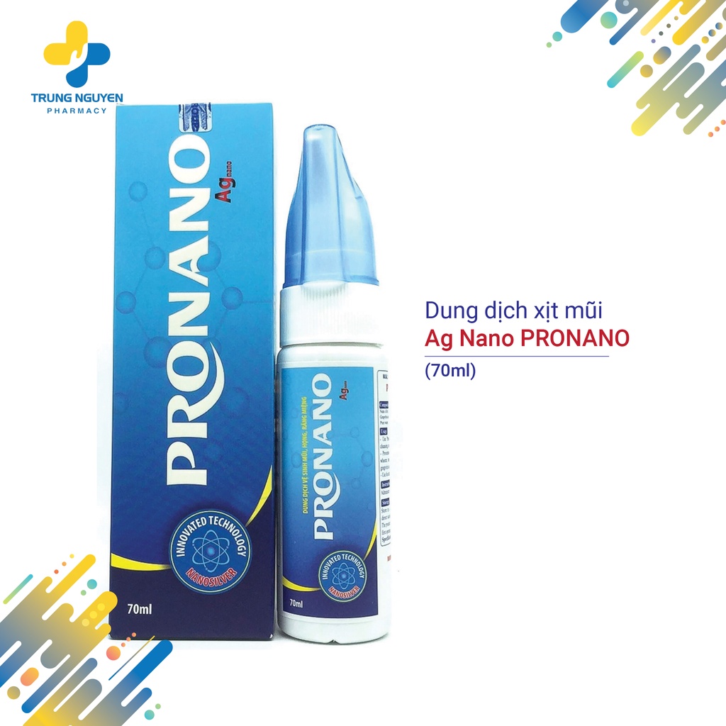 Dung dịch xịt mũi Ag Nano PRONANO (70ml)