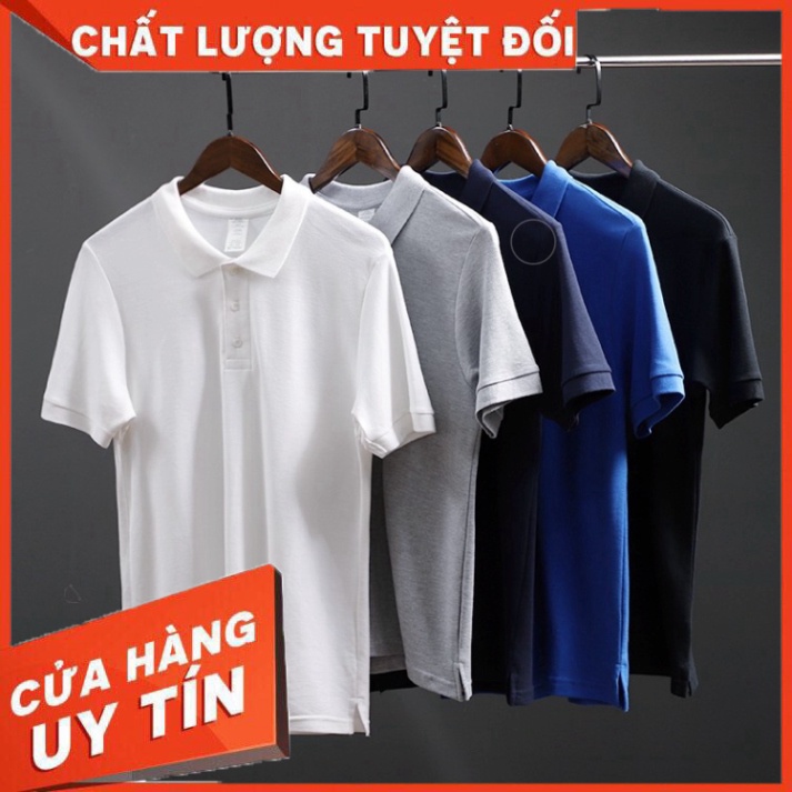 Áo phông nam Urano cổ bẻ tay ngắn cao cấp : Chất thun cá sấu cotton 100% co giãn 4 chiều cực mềm mịn mát - Hàng nhập khẩ
