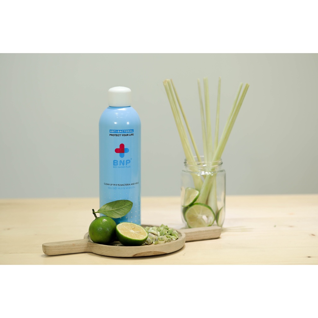 Nước rửa tay khô BNP dạng xịt phun sương - Hương Sả Chanh 100ml
