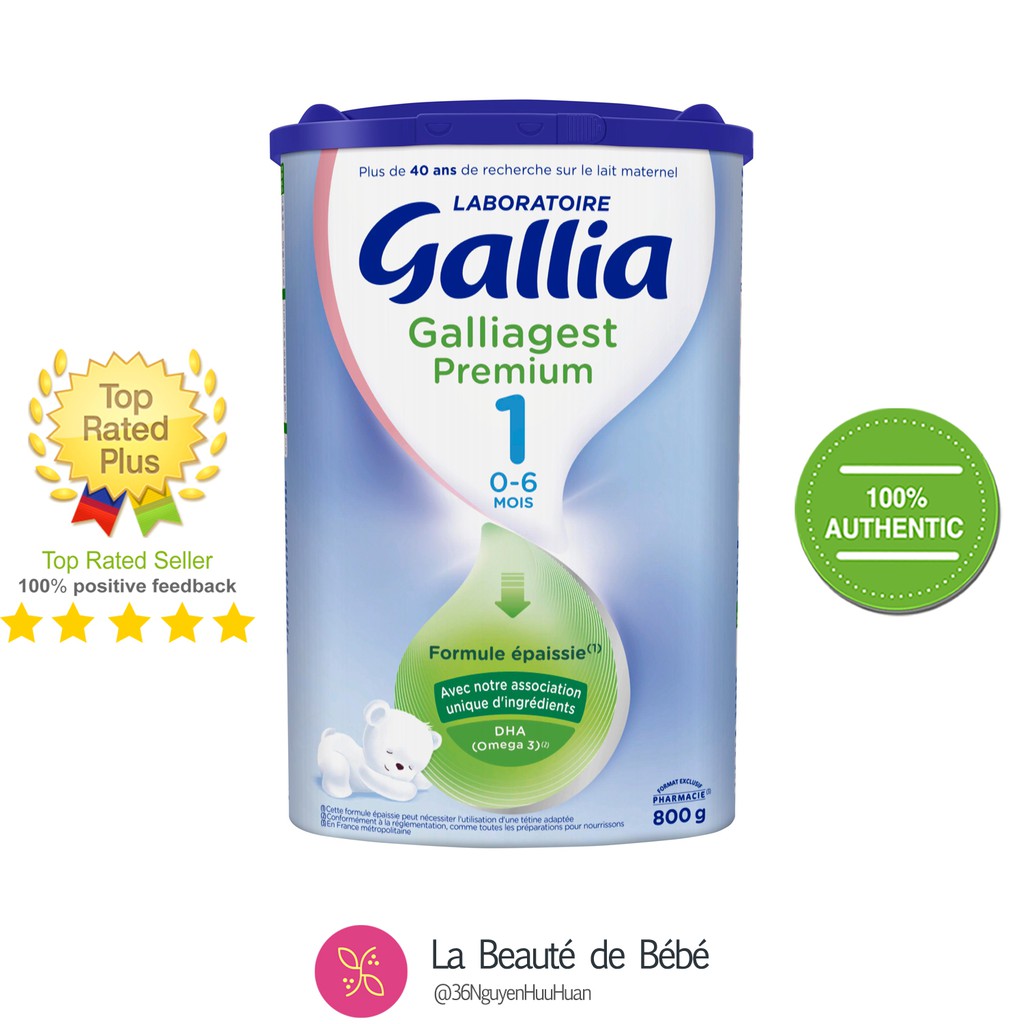 Sữa bột Gallia Premium 3 số 800gr [HSD 2 Năm Kể Từ Ngày Sản Xuất]