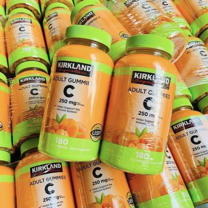 Kẹo dẻo bổ sung Vitamin C Kirkland Adult Gummies C 250mg hộp 180v