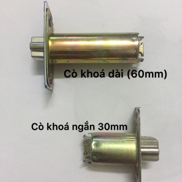 Cò ngắn (30mm) & cò dài (60mm) - cò khóa tay nắm tròn