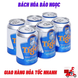 1 lốc bia tiger nâu