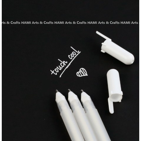 Bút gel trắng ngòi 0.8mm tiện dụng