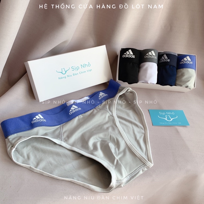 Quần lót tam giác quần sịp tam giác nam add thun lạnh co dãn thoải mái