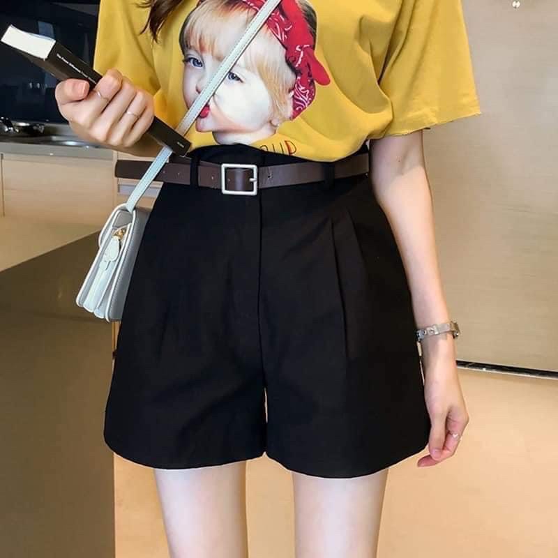 Quần Short Vải Dây Lưng