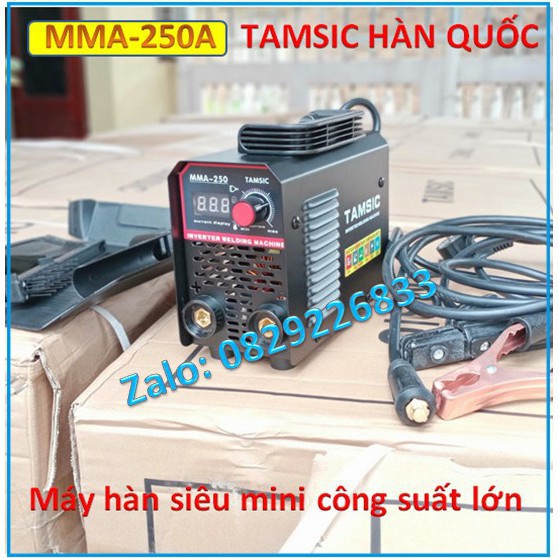 Máy hàn que điện tử mini TAMSIC 250A siêu khỏe-siêu bền