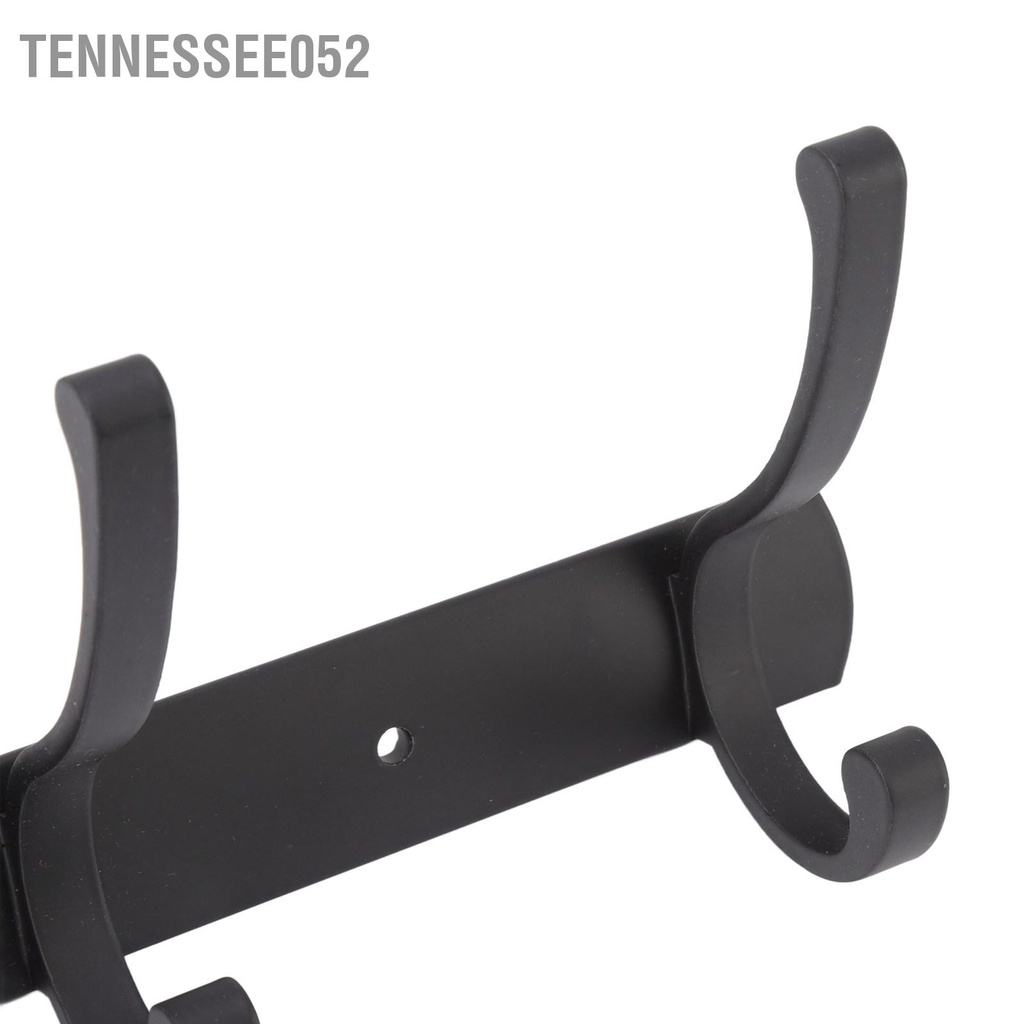 Tennessee052 Móc treo cửa Màu đen tối giản hiện đại 5 tường Phòng tắm bằng nhôm dày Cửa hàng áo