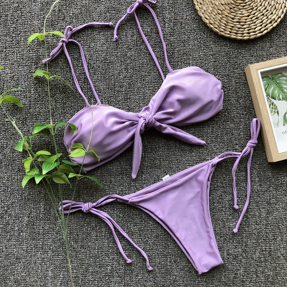 Bộ bikini 2 mảnh dây nơ Quảng Châu