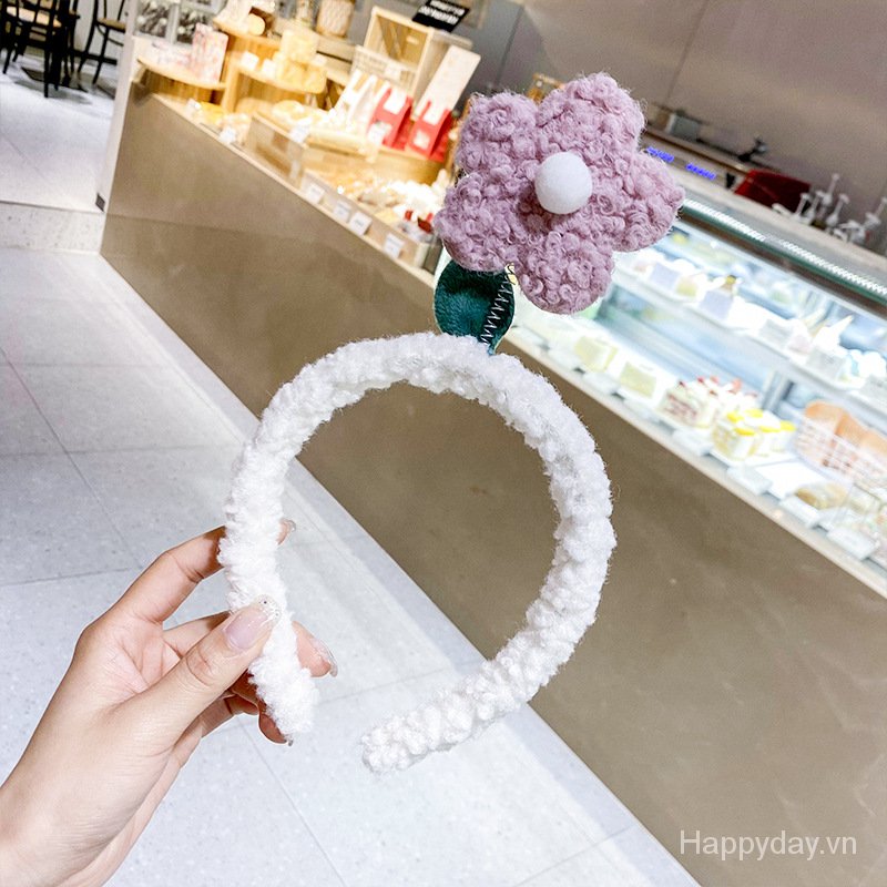 Cài tóc phối hoa tùy chọn màu thời trang xinh xắn cho nữ