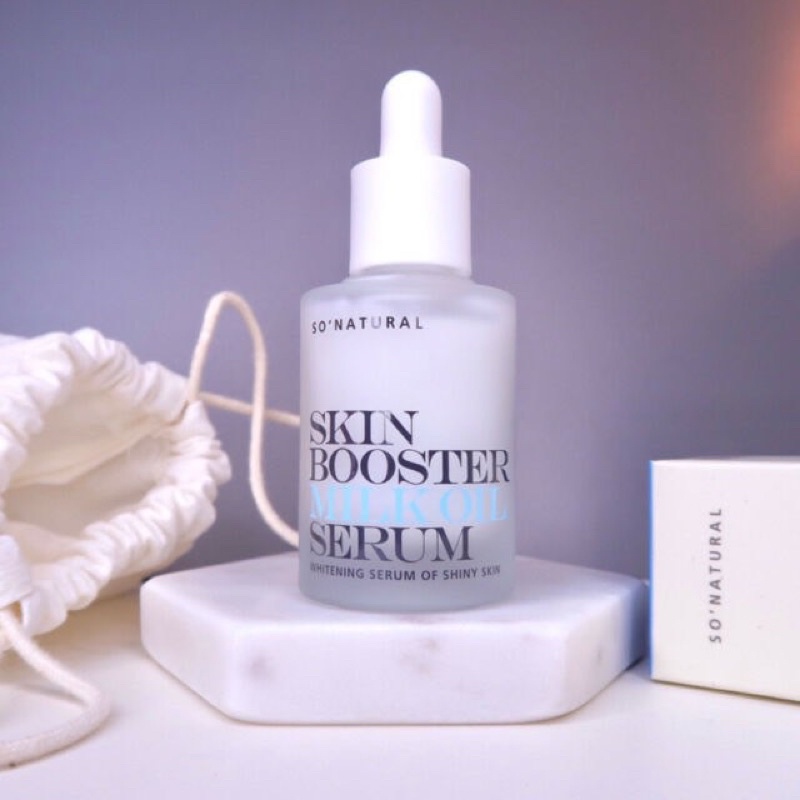 Tinh Chất Dưỡng Trắng Da Chuyên Sâu So’Natural Skin Booster Milk Oil Serum 30ml