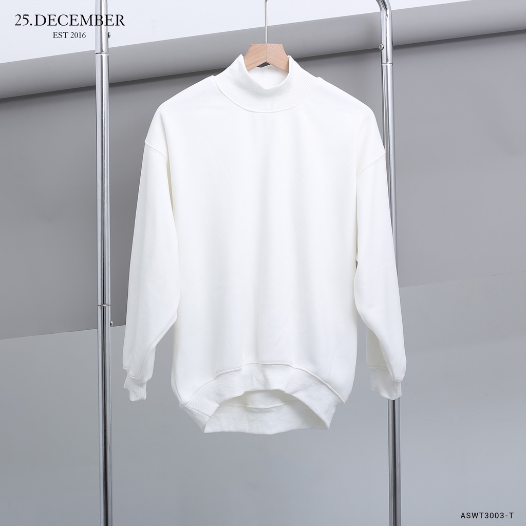 Áo Sweater trơn chất nỉ đẹp - 25.December mã ASWT3003