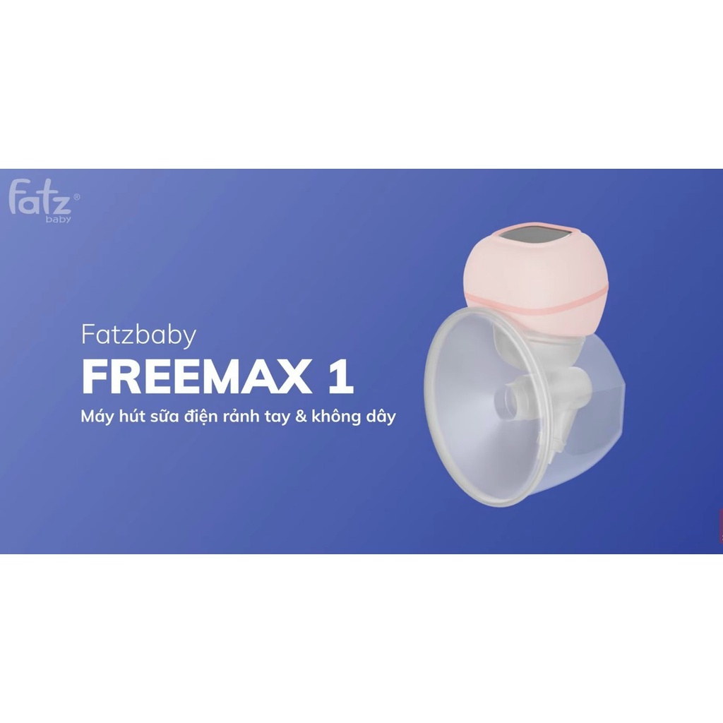 [Mã MKBC13 giảm 80k đơn 1 triệu] Máy hút sữa điện rảnh tay không dây Fatz Baby Freemax 1 FB1201CW