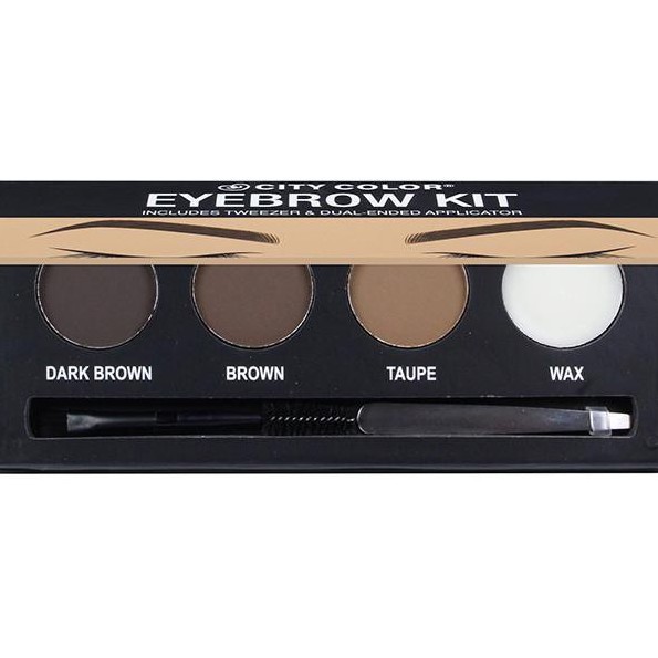 Bộ vẽ chân mày City Color Eyebrow Kit 4 ô