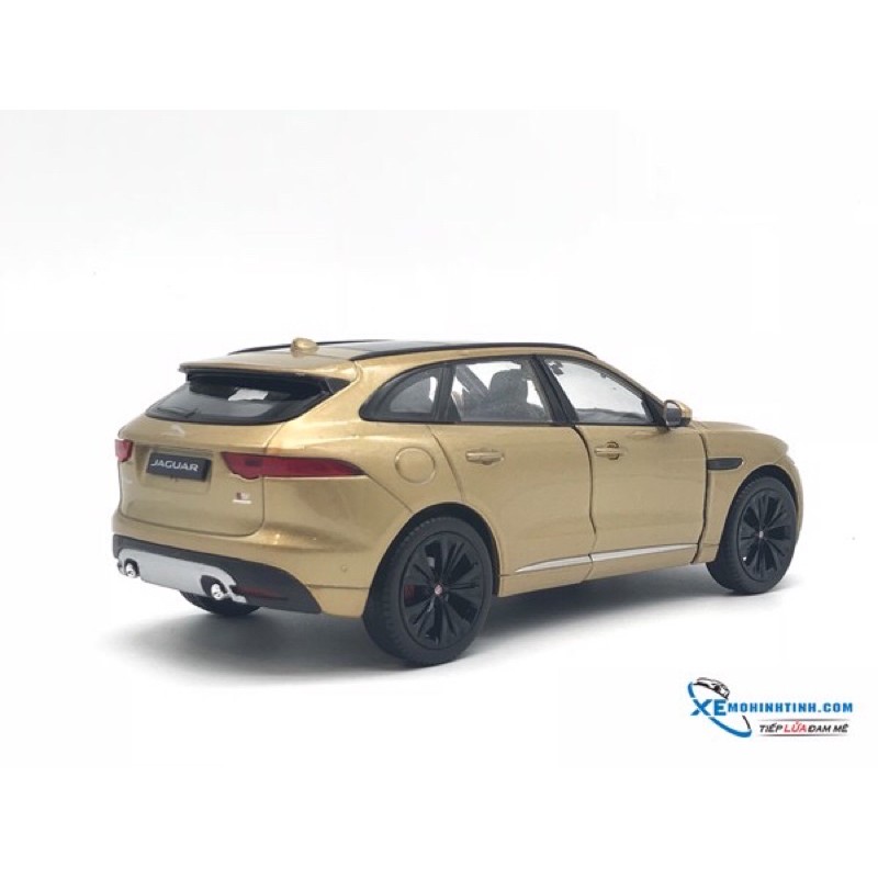 Xe Mô Hình Jaguar F-Pace WELLY 1:24 (Vàng Đồng )