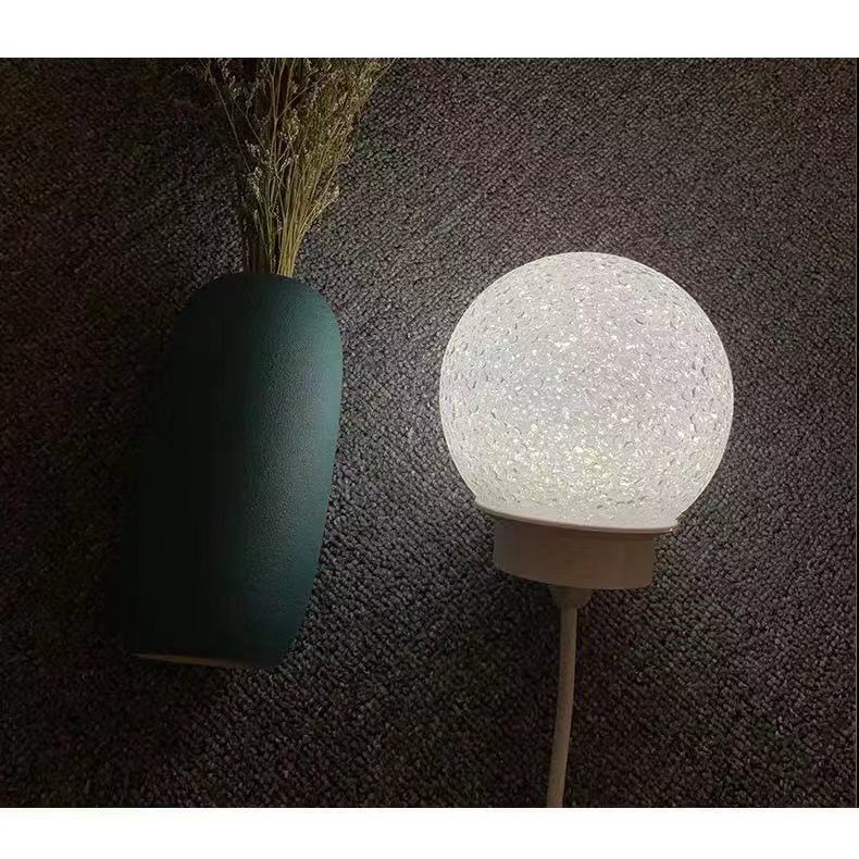 Đèn LED trang trí pha lê ma thuật 20CM-Vàng
