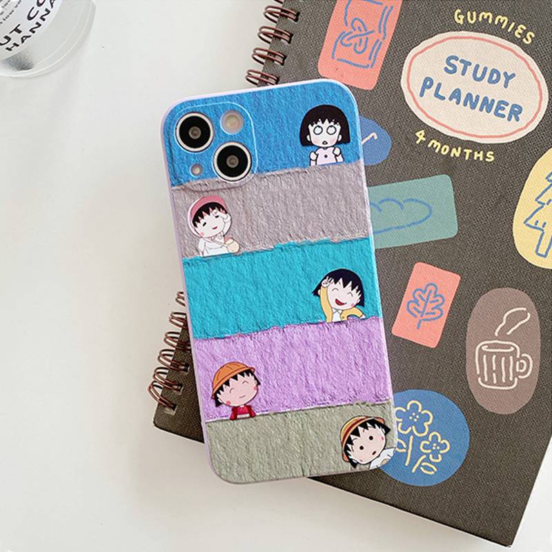 Rainbow Anime Girl Cute Silicone Soft Case for iPhone 6S 7 8 Plus XR XS Max   iPhone 11 12 13 Pro Max Redmi Note 8 Pro 9A 9T Cover