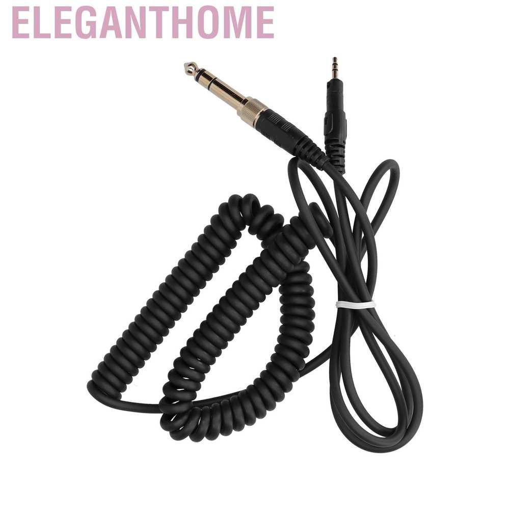 Eleganthome Stretchable Spring Headphone Audio Cord Replacement for Audio‑Technica ATH‑M50X M40X