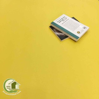 Phông nền giấy dán tường màu vàng nhám khổ 1,2m - thảm chụp hình ảnh sản phẩm