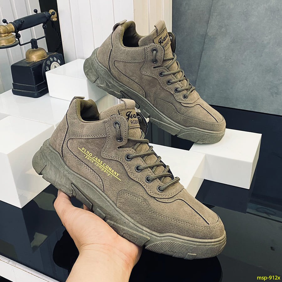 Giày Nam Da Lộn Thời Trang 🔴FREESHIP🔴 Giảm 35K Khi Nhập Mã [DUCP35K0] -Giày Sneaker Da Lộn Cao Cấp [ Hàng Độc Quyền] | BigBuy360 - bigbuy360.vn