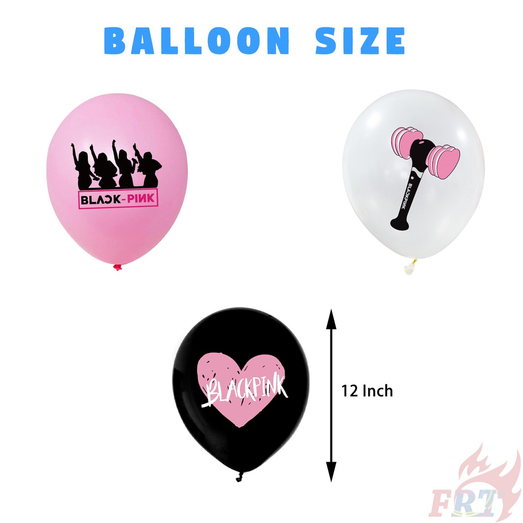 ♦ Trang Trí Tiệc - Bong Bóng ♦ 1 Bong Bóng Latex 12 Inch Hình Nhóm Nhạc B.P.  Series 02 Dùng Trang Trí Tiệc Sinh Nhật