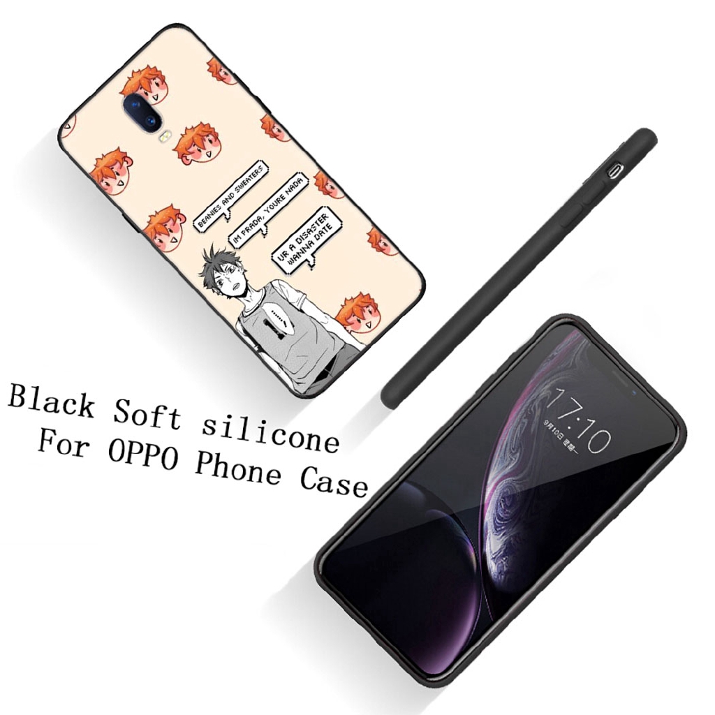 Ốp điện thoại silicon hình anime bóng chuyền cho OPPO Reno 3 Pro K5 K3 Realme 5 Pro X Q XT X2 X50