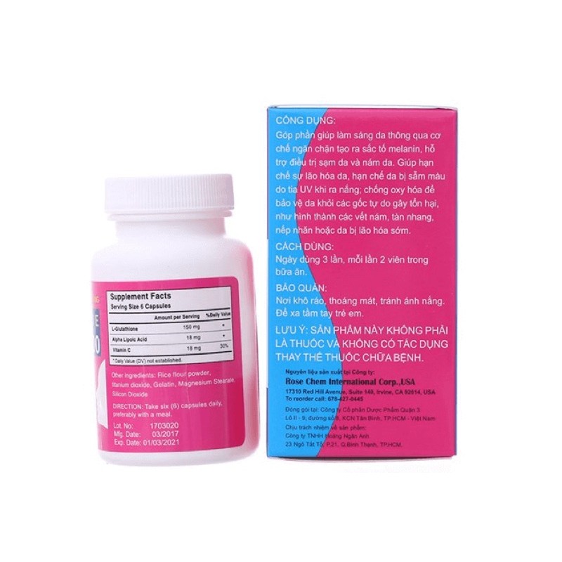 ✅Viên uống trắng da Glutathione White 800 | BigBuy360 - bigbuy360.vn