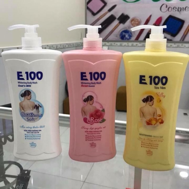 Sữa tắm trắng da E100 - 800ML